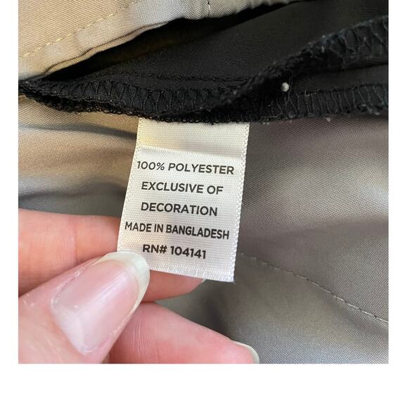 Walter Hagen 11 Majors Waist 32/32 Flat Front Mens Golf Pants Non Slip Black - Picture 6 of 10